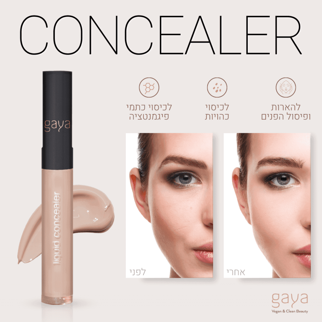 קונסילר לעיגולים שחורים מתחת לעיניים תמונה לפני ואחרי